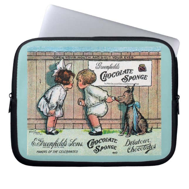 1905 Chocolate Candy Ad Laptopschutzhülle (Vorderseite)