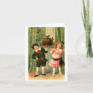1905 Figgy Pudding Christmas Feiertagskarte