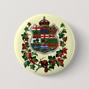 1905 Kanadische Wappen Button