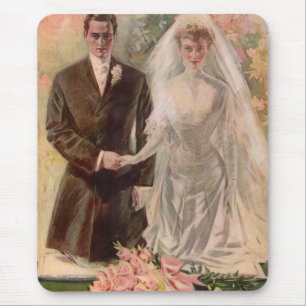 1906 Edwardian Hochzeit Mousepad