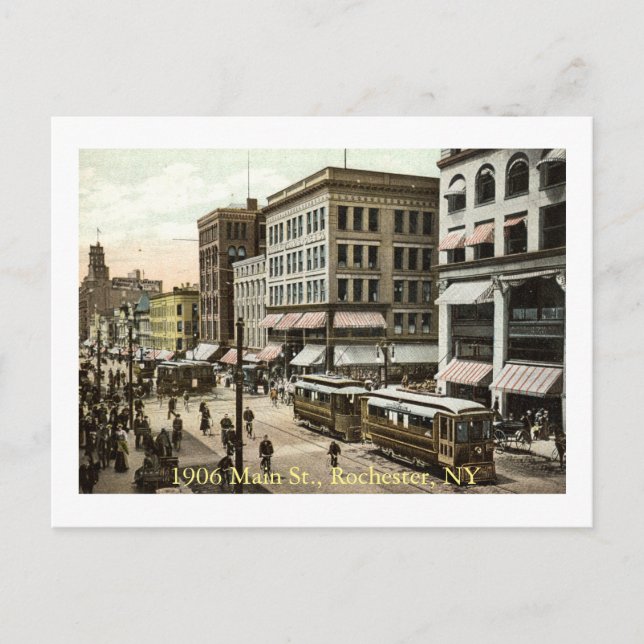 1906 Main St., Rochester, NY Postkarte (Vorderseite)
