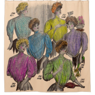 1908 Gimbels Damenblusen Blusen Aufhebung Nr. 2 Duschvorhang