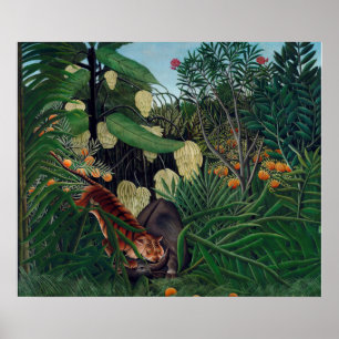 1908  Henri-Rousseau-Gemälde Poster