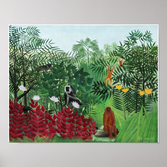 1908 Henri Rousseau Malerei Poster (Vorne)