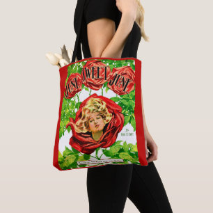 1908 June Sweet June Notenblattdruck Tasche