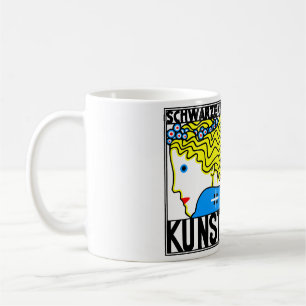 1908 Wiener Jugendstil-Messe Maiden Kaffeetasse