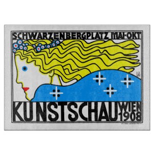 1908 Wiener Jugendstil-Messe Maiden Schneidebrett