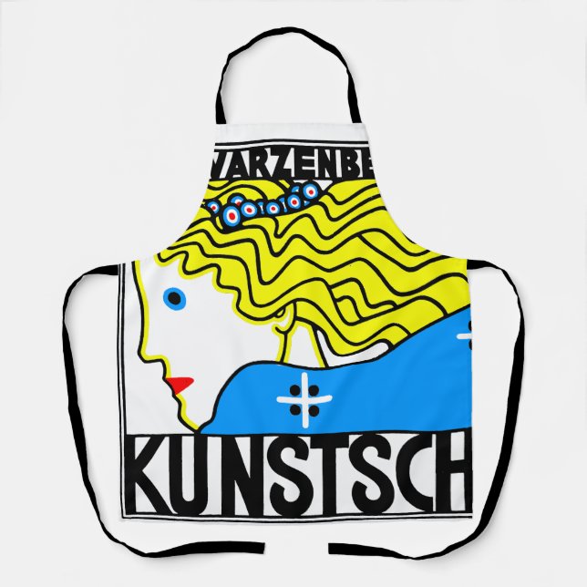 1908 Wiener Jugendstil-Messe Maiden Schürze (Vorderseite)