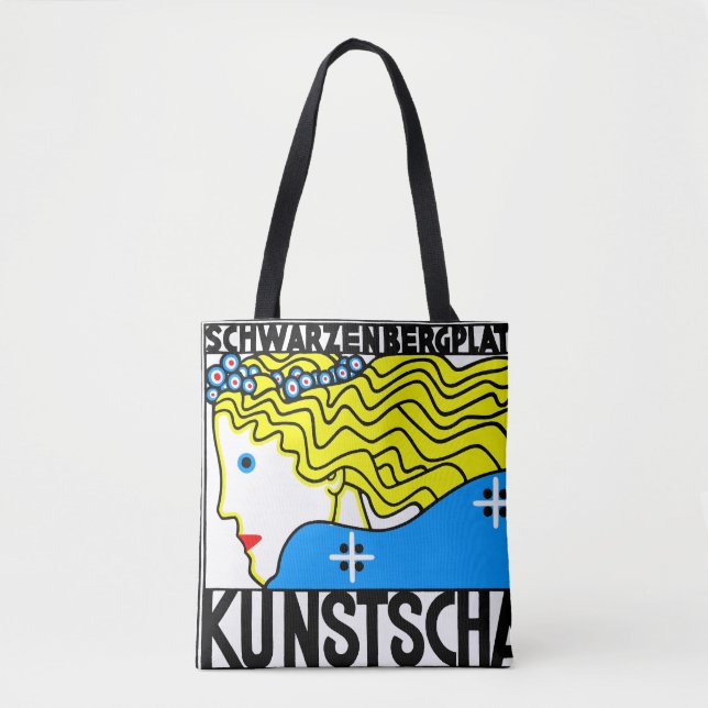1908 Wiener Jugendstil-Messe Maiden Tasche (Vorderseite)