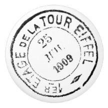 1909 Eiffelturm-Poststempel