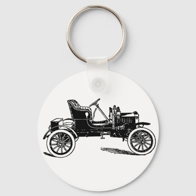 1909 Maxwell Auto-Abbildung Schlüsselanhänger (Vorderseite)