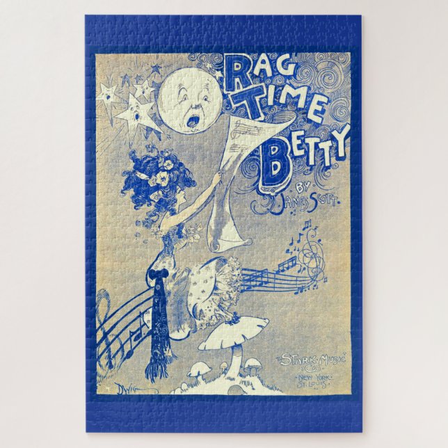1909 Ragtime Betty Notenkunst (Vertikal)