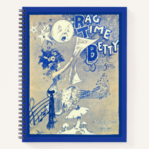 1909 Ragtime Betty Notenkunst Notizbuch