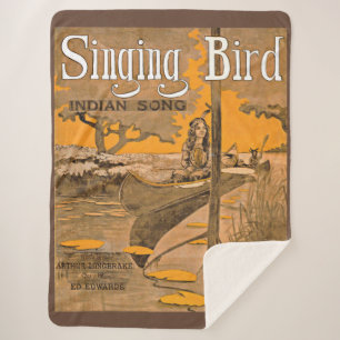 1909 Singing Bird Notendruck Sherpadecke