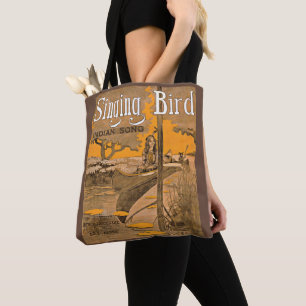 1909 Singing Bird Notendruck Tasche