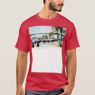 1910 Boat Landing Canobie Lake New Hampshire T-Shirt