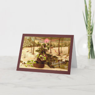 1910 Bonne Anee FRENCH Neujahrsgrüße Feiertagskarte