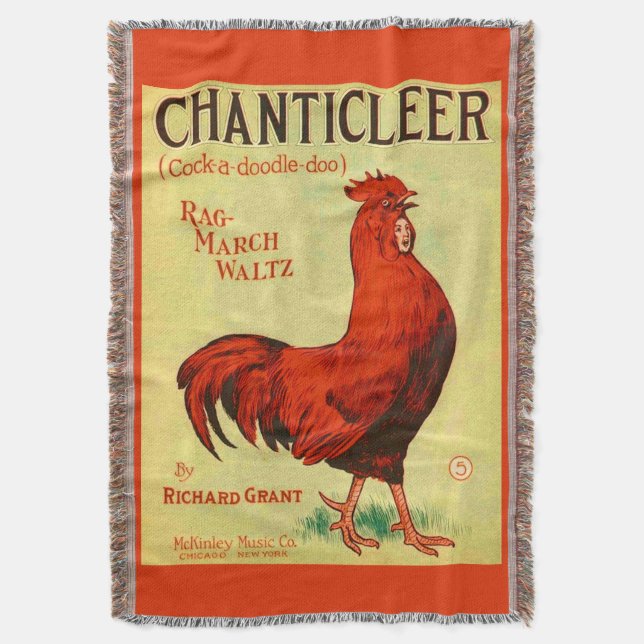 1910 Chanticle Notendruck Decke (Vorderseite Vertikal)