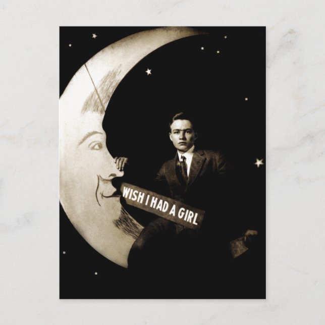 1910 Der Wunsch des jungen Mannes Postkarte (Vorderseite)