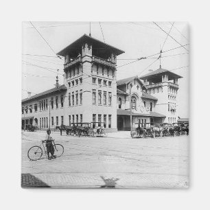 1910 Gewerkschaft Bahnhof Charleston SC Magnet