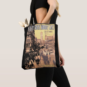 1910 in der Stadt, in der sich niemand um Noten kü Tasche
