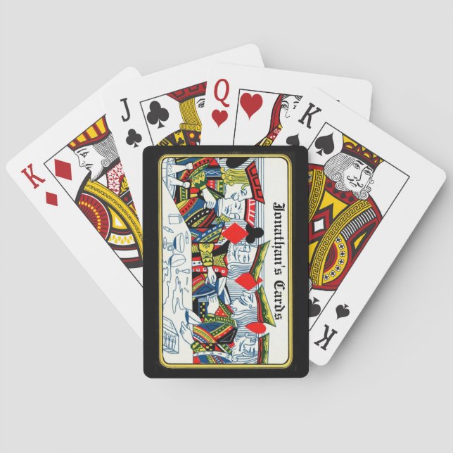 1910 Könige Poker Personal Bicycle Playing Cards Spielkarten (Rückseite)