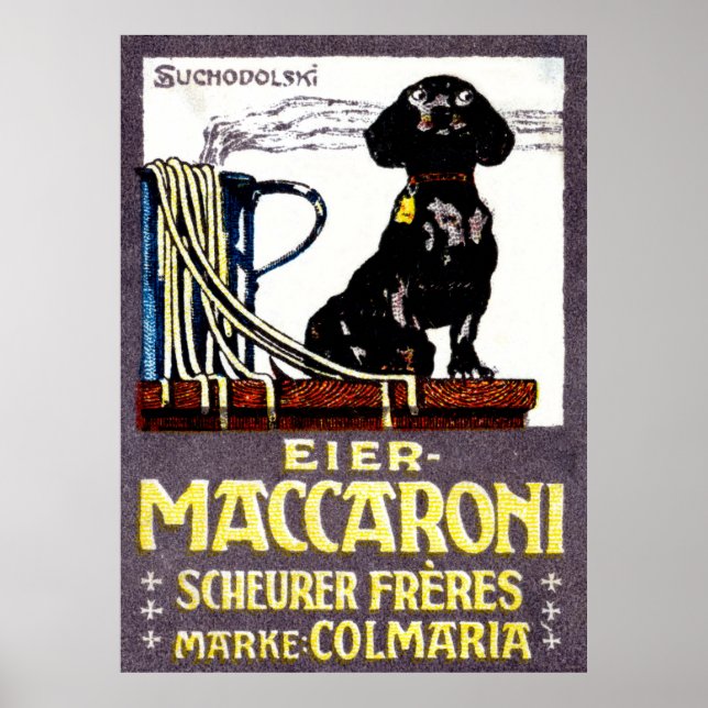 1910 Maccaroni-Poster Poster (Vorne)