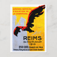 1910 Reims Air Show Poster