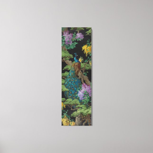 1910 Vintages Tapete Zedernbaum Leinwanddruck (Vorderseite)