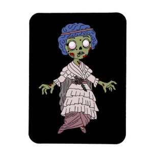 1910 Zombie Gibson Girl Magnet