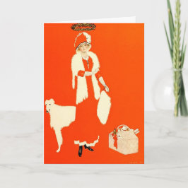 1911 Coles Phillips Xmas Illustration Feiertagskarte