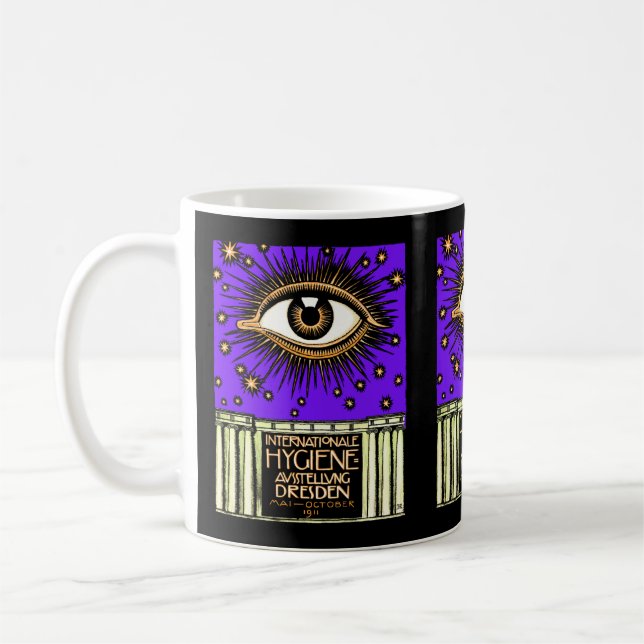 1911 Internationale Hygienekonferenz Dresden Kaffeetasse (Links)