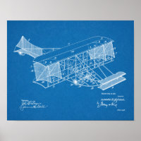 1911 Vintage Flugzeugpatentkunst Zeichnend Druck
