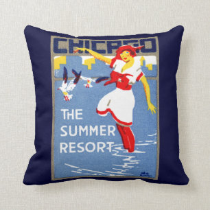 1912 Chicago, der Sommerurlaubsort Kissen