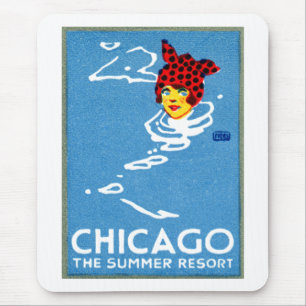 1912 Chicago, The Summer Resort Mousepad