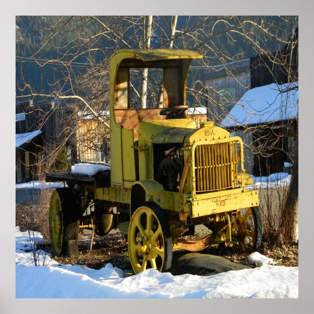 1912 Historischer LKW...... Poster (Vorne)