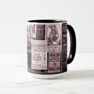 1912 Schaufenster Vaudeville Pro-Gewerkschaft Mani Tasse