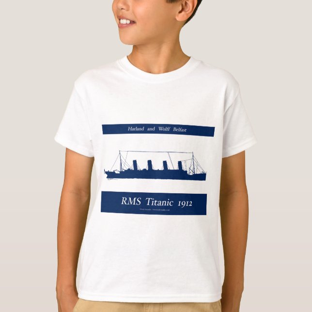 1912 titanische 4 T-Shirt (Vorderseite)