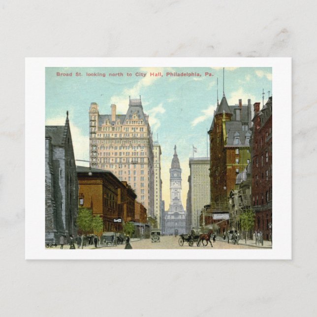 1913 Broad St., Philadelphia Vintag Postkarte (Vorderseite)