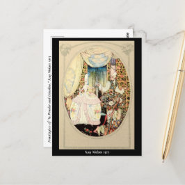 1913 Frontispiece of "In Powder and Crinoline" Postkarte