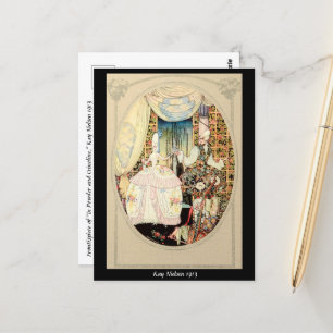 1913 Frontispiece of "In Powder and Crinoline" Postkarte