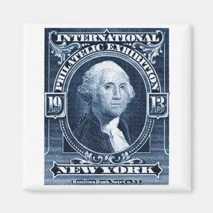 1913 New Yorker Philatelic-Ausstellung Magnet