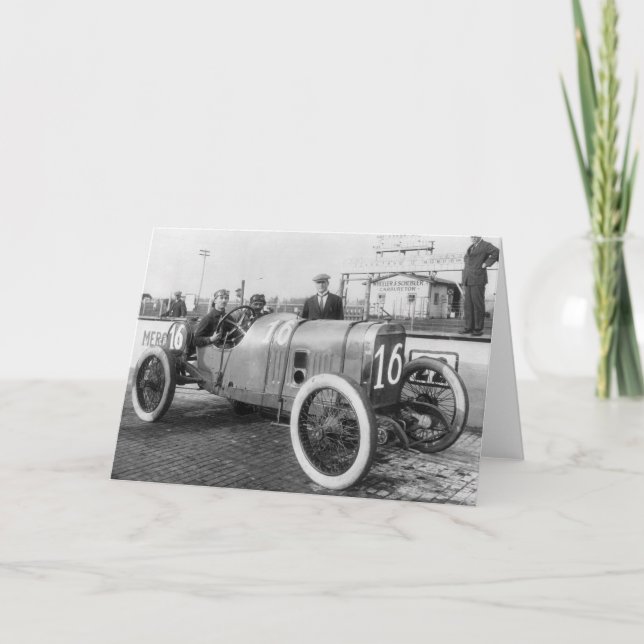 1913 Rennwagen Karte (Vorderseite)