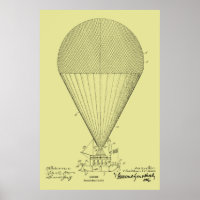 1913 Schiff Luftschiff Ballon Patentkunst Zeichnen