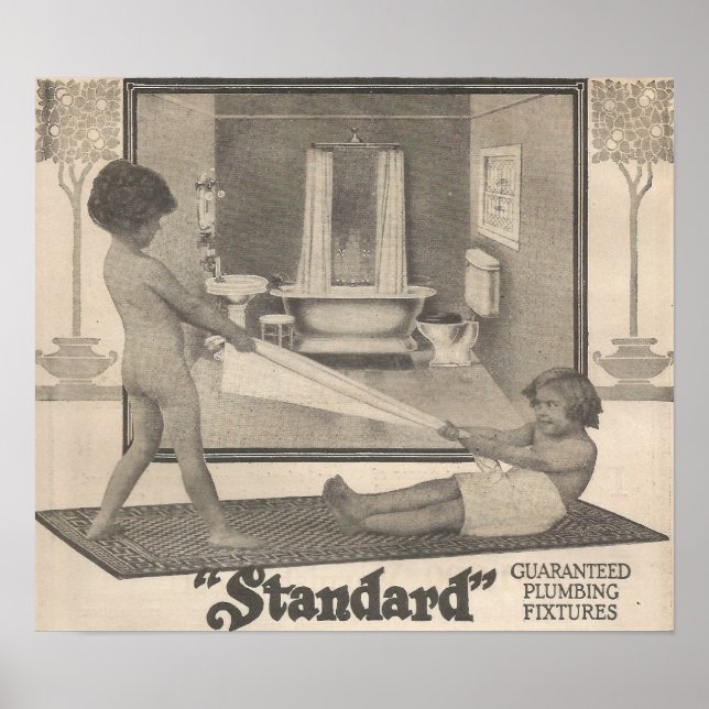 1913 Werbung für Bath-Spiele Poster (Vorne)