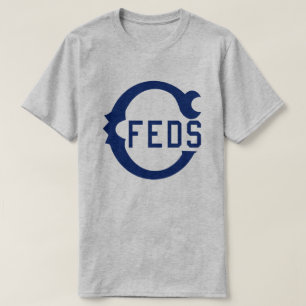 1914 Chicago Whales Retro Bundesstaatlich League B T-Shirt