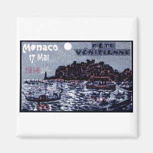 1914 Venezianisches Festival von Monaco Magnet