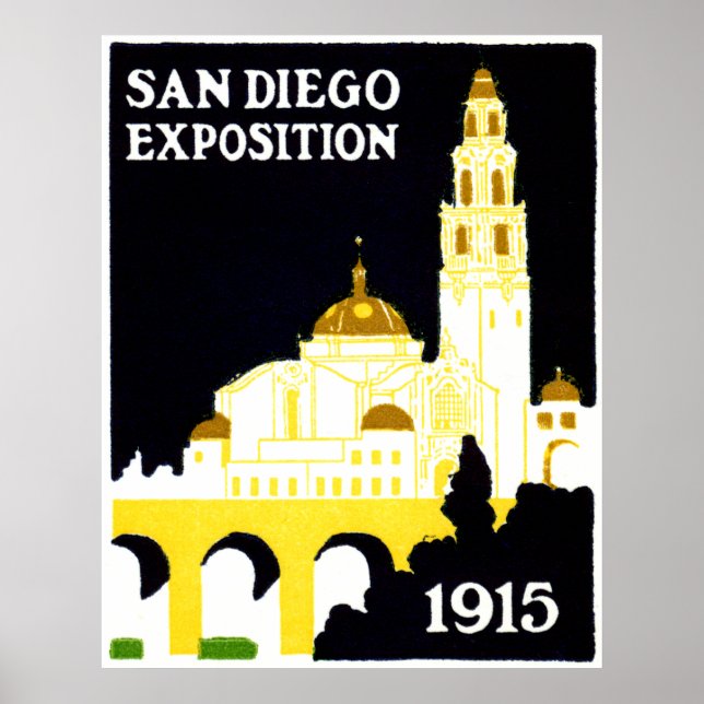 1915 Ausstellung in San Diego Poster (Vorne)