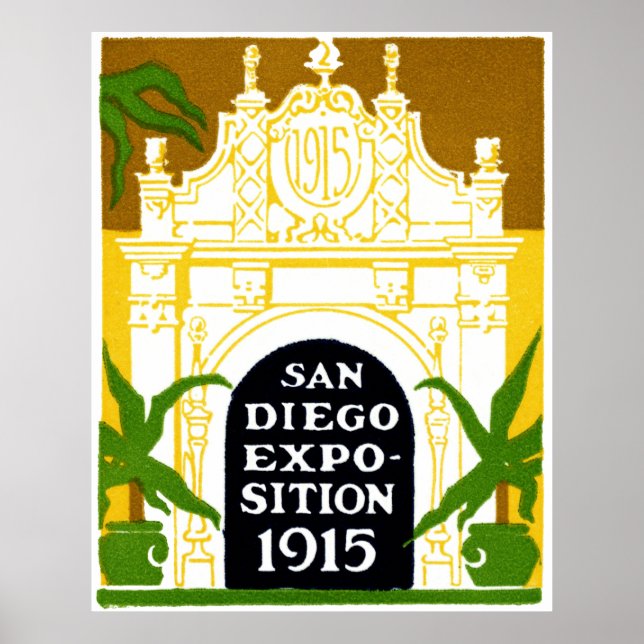1915 Ausstellung in San Diego Poster (Vorne)