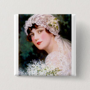 1915 Bride Button